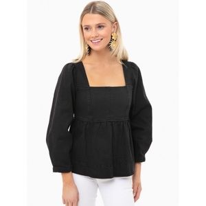 TUCKERNUCK Black Heyward Top NWT